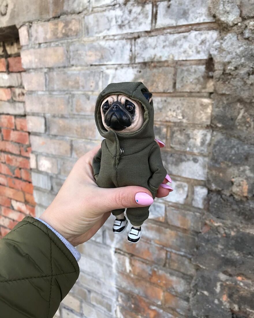 Russian Artist Makes Clay Dolls That Are Cute And Fashionable