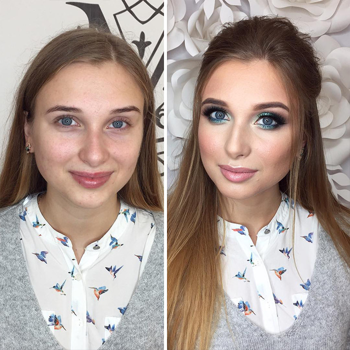 Russian Makeup Artist Makes Real Works Of Art On The Faces Of Her Clients