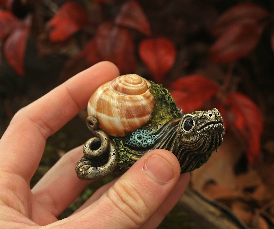 I Make Miniature Fantasy Sculptures And Figurines