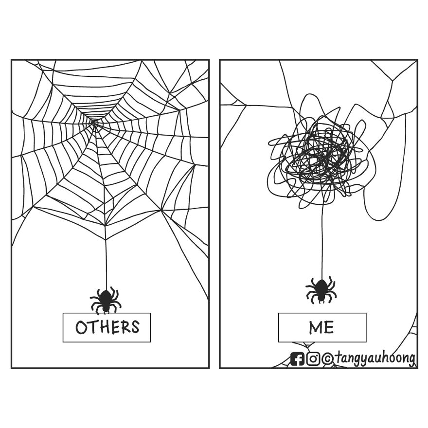 I Drew 23 Comics To Show How Unexpected Surprises Happen When We Look At Things Differently.