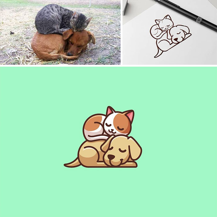The Irresistible And Cute Logos Of An Indonesian Artist (New Pics)
