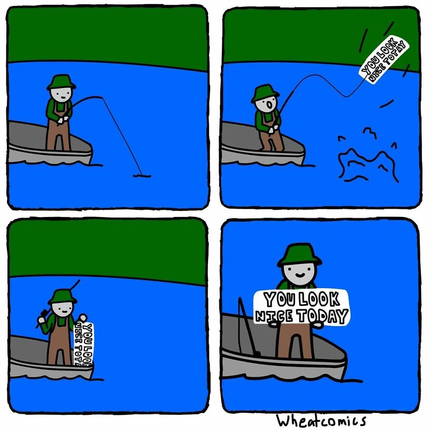 The Silly But Funny Comics From 'Wheat Comics'