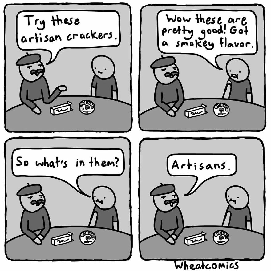 The Silly But Funny Comics From 'Wheat Comics'