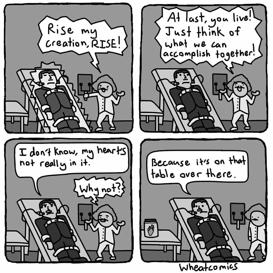 The Silly But Funny Comics From 'Wheat Comics'