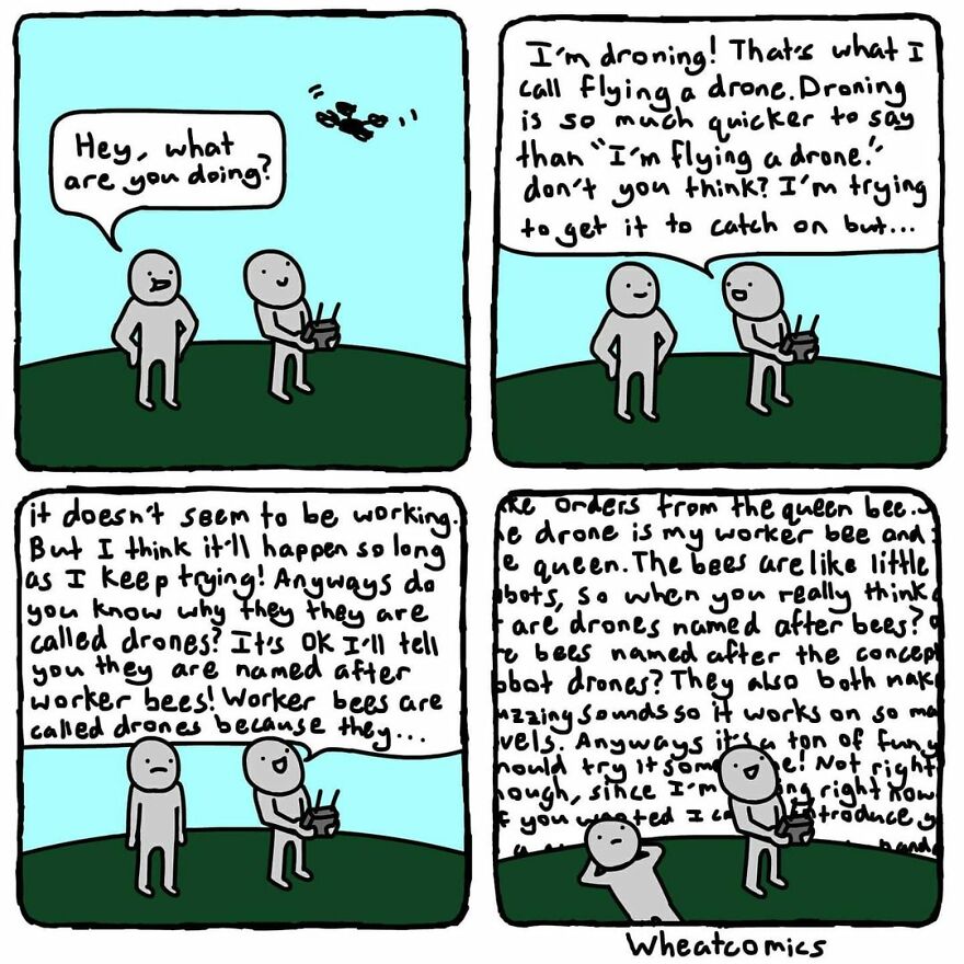 The Silly But Funny Comics From 'Wheat Comics'