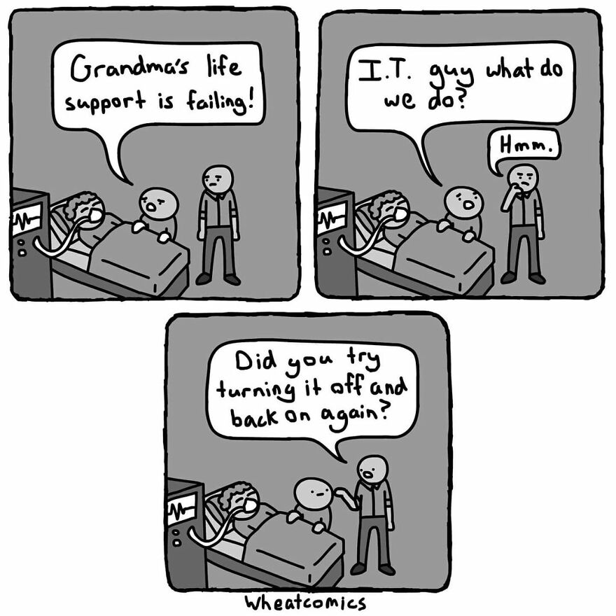 The Silly But Funny Comics From 'Wheat Comics'