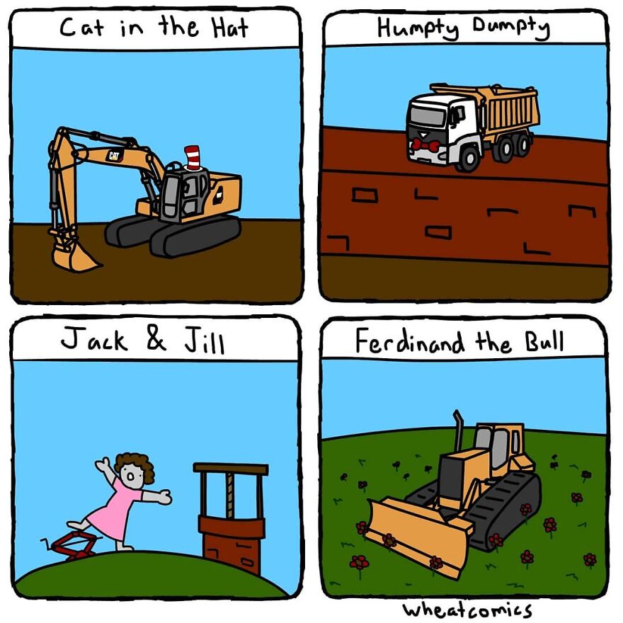 The Silly But Funny Comics From 'Wheat Comics'