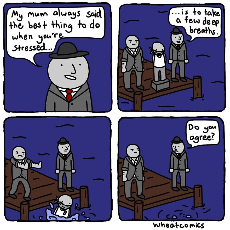 The Silly But Funny Comics From 'Wheat Comics'