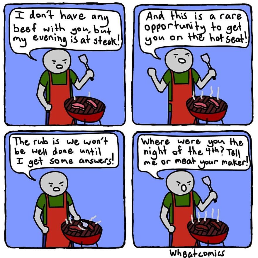 The Silly But Funny Comics From 'Wheat Comics'