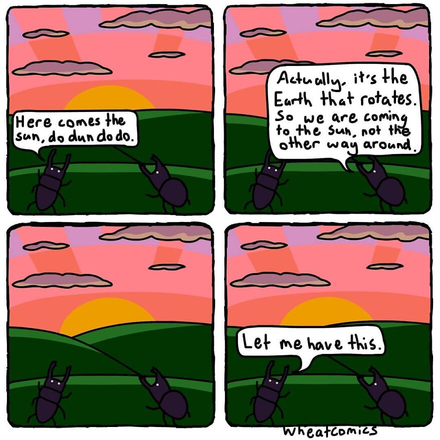 The Silly But Funny Comics From 'Wheat Comics'