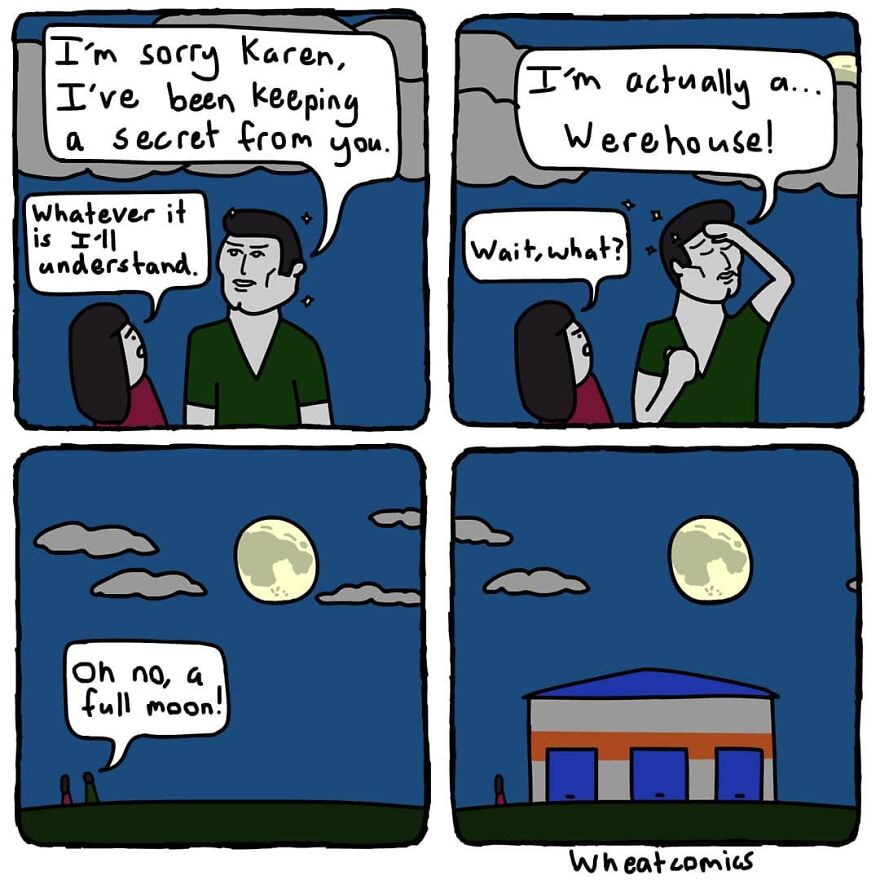 The Silly But Funny Comics From 'Wheat Comics'