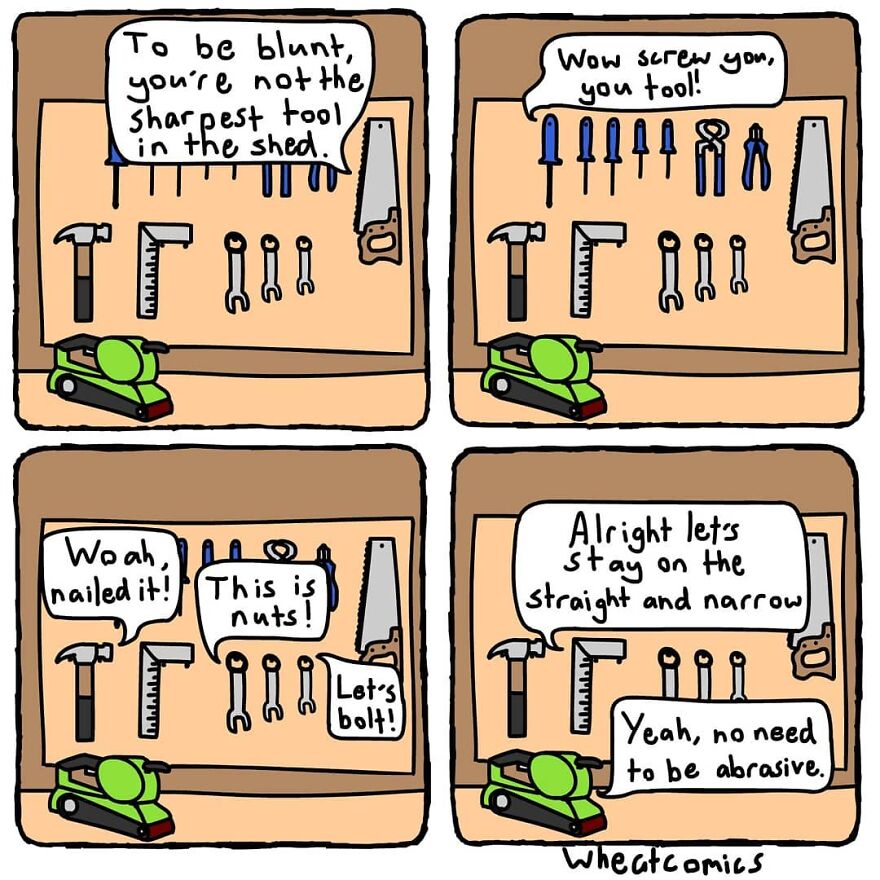 The Silly But Funny Comics From 'Wheat Comics'