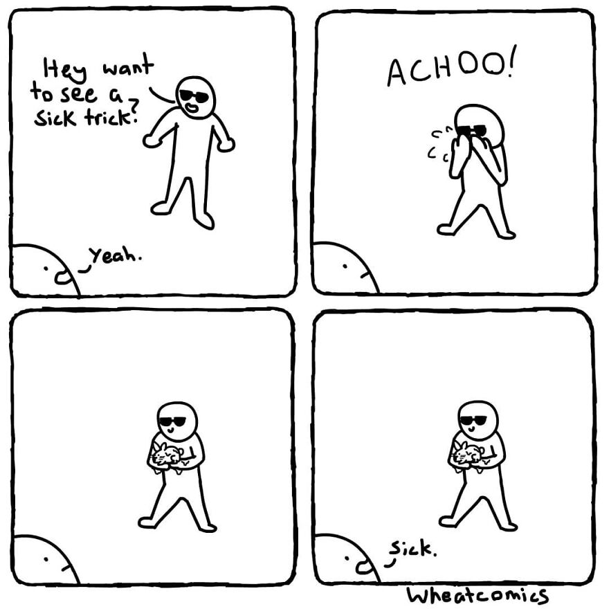 The Silly But Funny Comics From 'Wheat Comics'