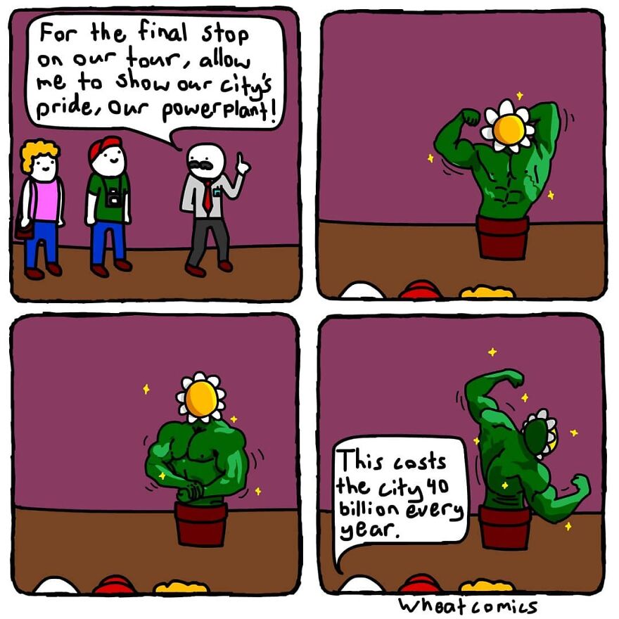 The Silly But Funny Comics From 'Wheat Comics'