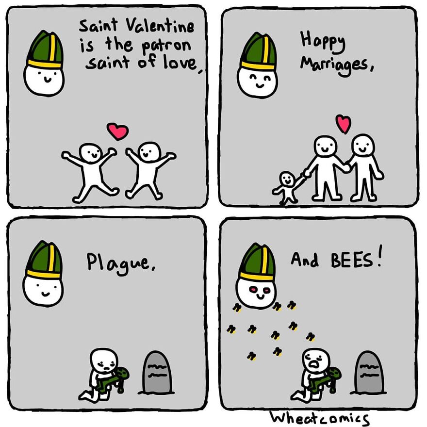 The Silly But Funny Comics From 'Wheat Comics'