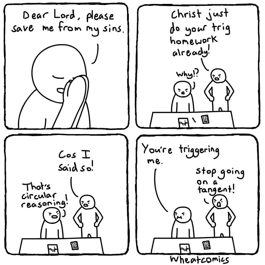 The Silly But Funny Comics From 'Wheat Comics'