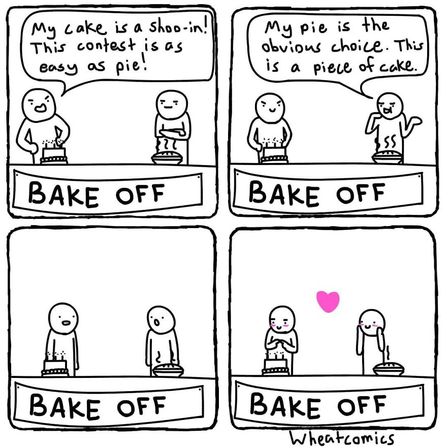 The Silly But Funny Comics From 'Wheat Comics'