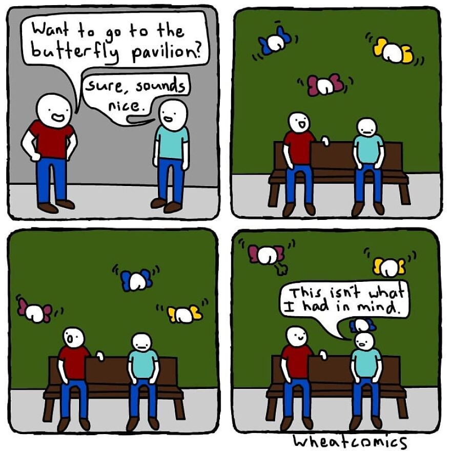 The Silly But Funny Comics From 'Wheat Comics'