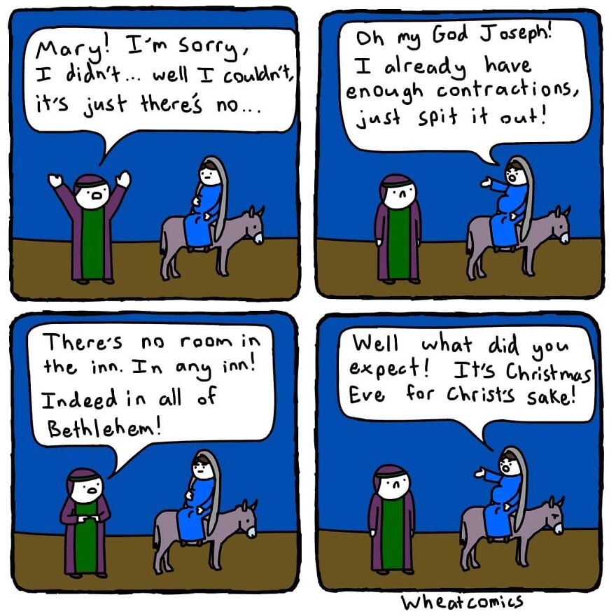 The Silly But Funny Comics From 'Wheat Comics'