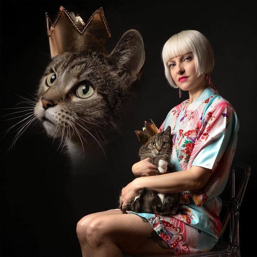 This Photographer Makes Fun And Quirky Portraits Of Its Owners With Their Pets (100 Pics)