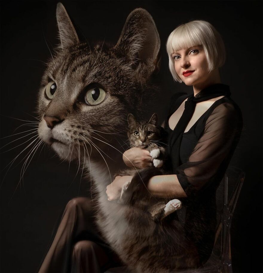 This Photographer Makes Fun And Quirky Portraits Of Its Owners With Their Pets (100 Pics)