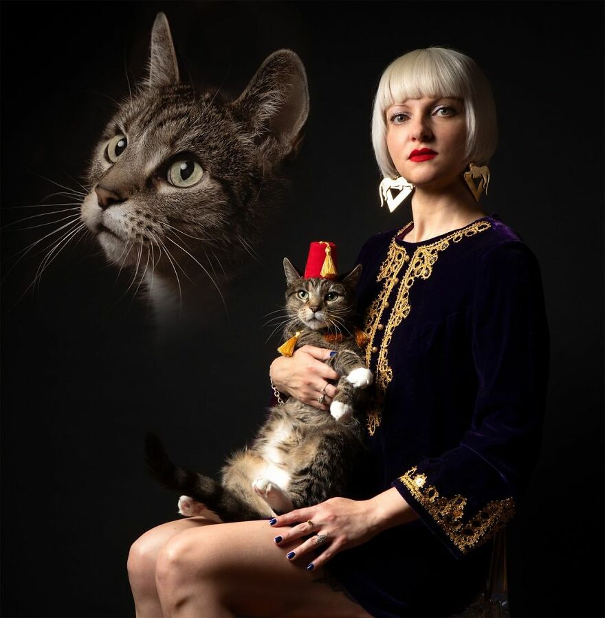 This Photographer Makes Fun And Quirky Portraits Of Its Owners With Their Pets (100 Pics)