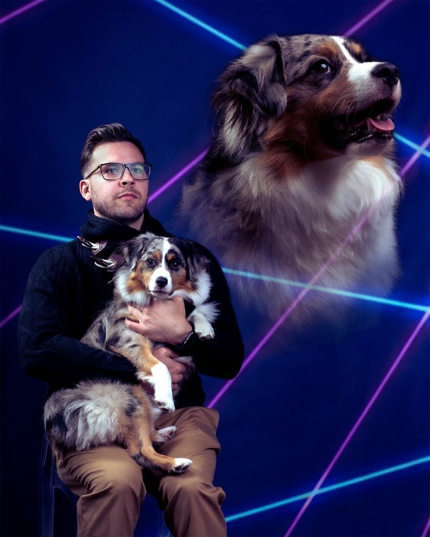 Retro 80s Style Pet Photography By Danielle Spires