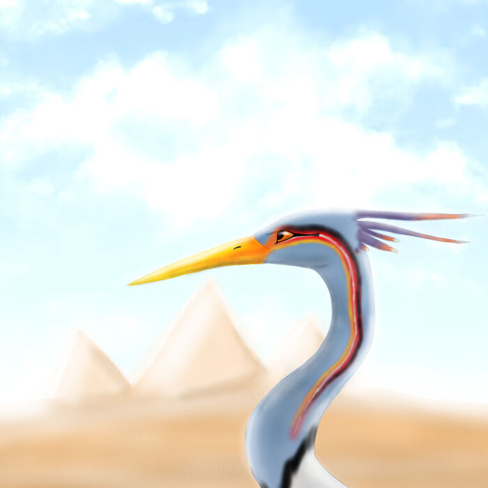 Bennu Bird, Done In Ibis Paint