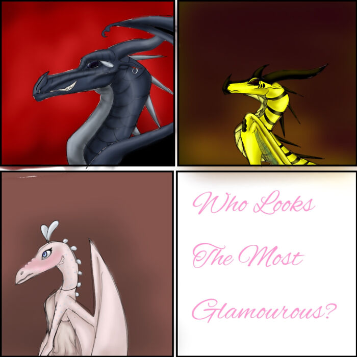 Darkstalker (From Wof), Queen Wasp (From Wof), And Hydria (One Of My Ocs, Not From Wof) Done In Ibis Paint, By My 11 Year Old Sister.
