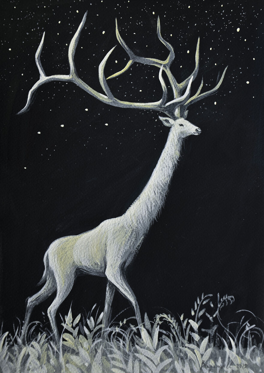 Arising Deer