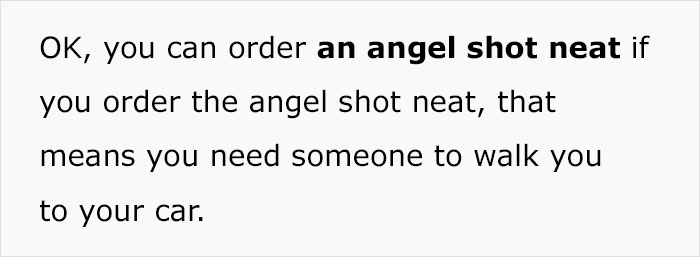 Bartender Explains What Different "Angel Shots" Mean And How Ordering One Can Save Someone From A Bad Situation Bartender Explains What Different "Angel Shots" Mean And How Ordering One Can Save Someone From A Bad Situation