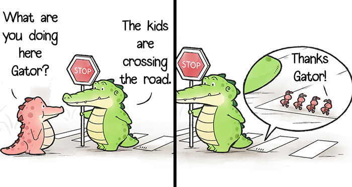 Here Are My 30 Most Recent Buddy Gator Comics To Celebrate The 1-Year Anniversary