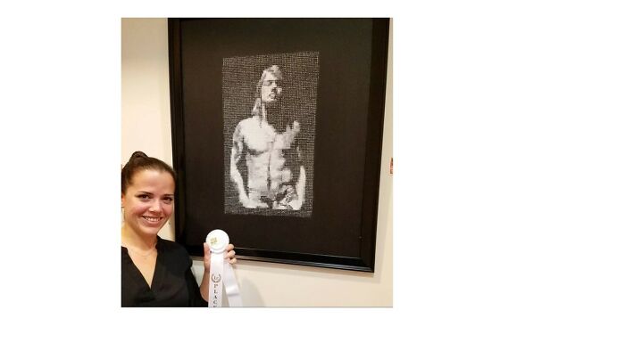 Axel Rose, Acrylic Pointalism