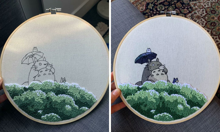 Update: After All Those French Knots I'm Almost Tempted To Leave It Like This... Almost!