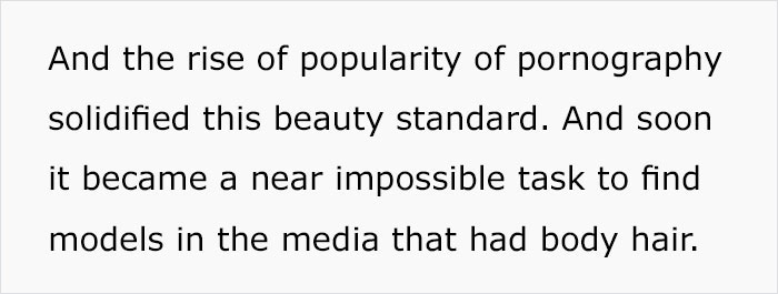 Woman's Explanation On Why Males And Females Have Different Body Hair Standards Goes Viral