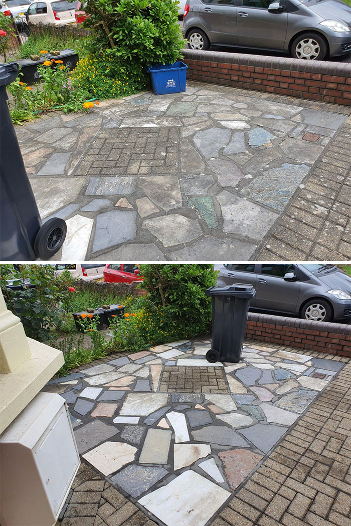 Took My Neighbor's Jet Wash To My Parents' House. 20+ Years Of Grime