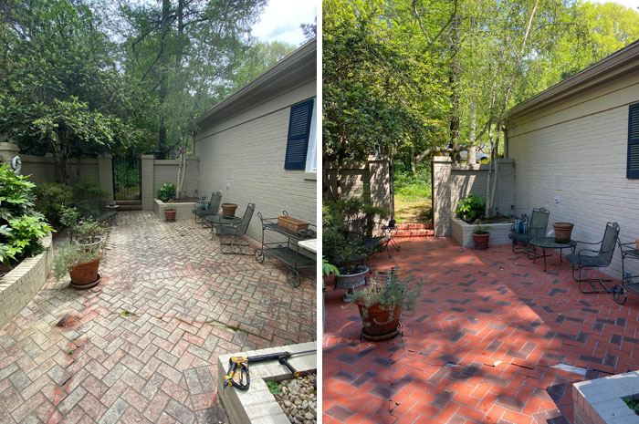 Before And After Of A Porch Me And My Friends Did