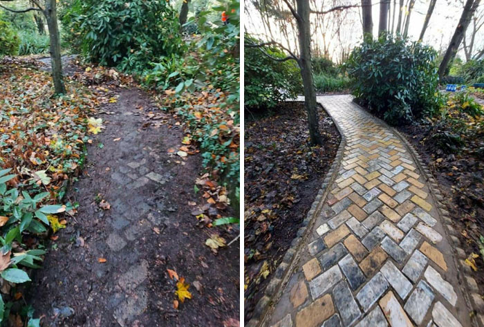 Another Day, Another Pic Of Some Beautiful Paths Near Me. To Add Context To Some Of These Pics, The Stones Are Fairly Old So Have To Be Delicate As They Can't Take Intense Cleaning
