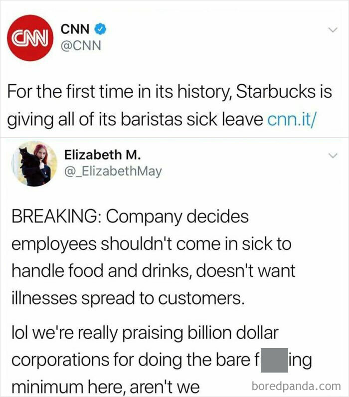 Starbucks Gives Sick Leave