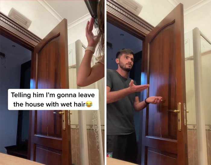 Telling Him I'm Gonna Leave The House With Wet Hair