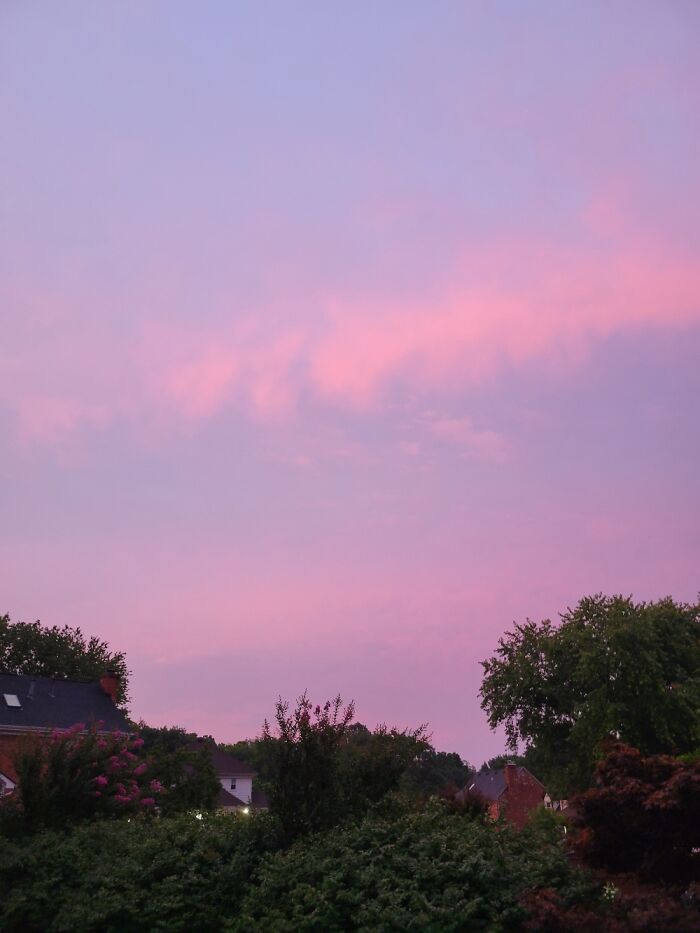 Summer Sunset Behind My House