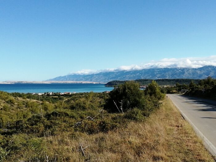 Morning View On My Cycling Trip In Croatia