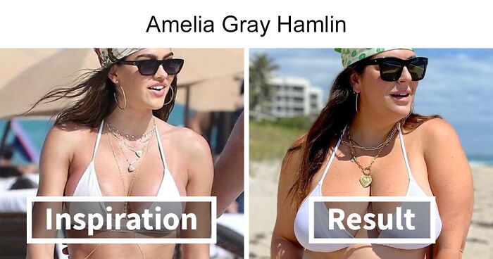 Woman Dresses Like Celebrities To Show That You Don’t Have To Be Skinny To Look Good (New Pics)