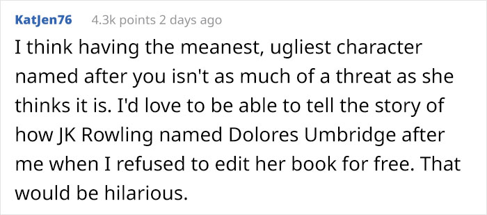 Overly-Confident Writer Is So Sure Her Book Is Going To Be A Best-Seller, Asks An Editor To Edit It For Free