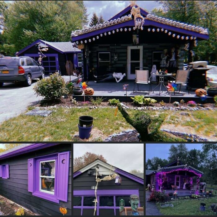 This Was Posted In Another Group The Caption Was" People Want To Complain Of My Halloween Decorations Being Up All Year Let Them