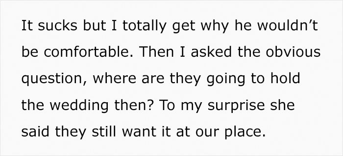 Guy Gets Uninvited From His Best Friend's Wedding Over Her Jealous Fiancé, Doesn't Want To Let Them Have The Wedding On His Property Anymore Guy Gets Uninvited From His Best Friend's Wedding Over Her Jealous Fiancé, Doesn't Want To Let Them Have The Wedding On His Property Anymore