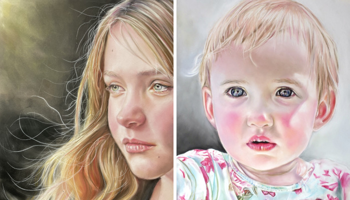 I Create Emotive Pastel Portraits