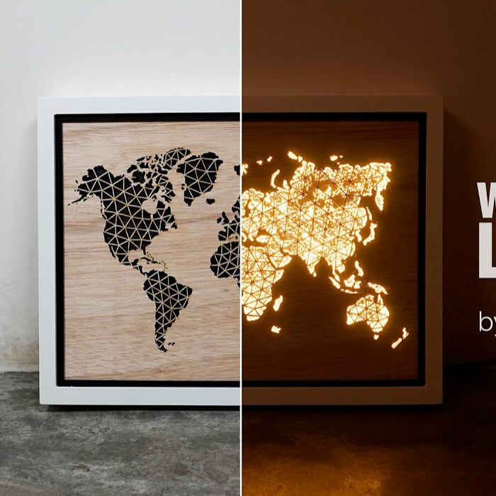 We Want To Bring Home The View Of Earth At Night From Space So We Created This