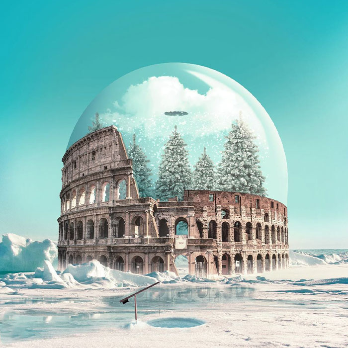 Digital Artist Creates Magical And Surreal Images From Architecture And Fragments Of Nature (55 Pics)