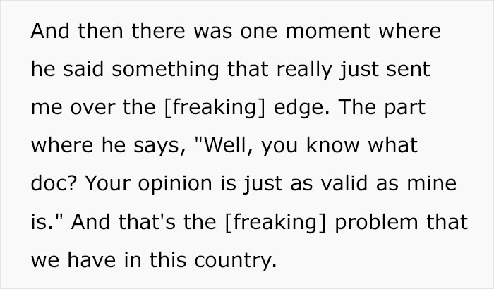 Doctor Is Going Viral For Shutting Down Anti-Vaxxers Who Claim Their Opinion Is Just As Valid As His